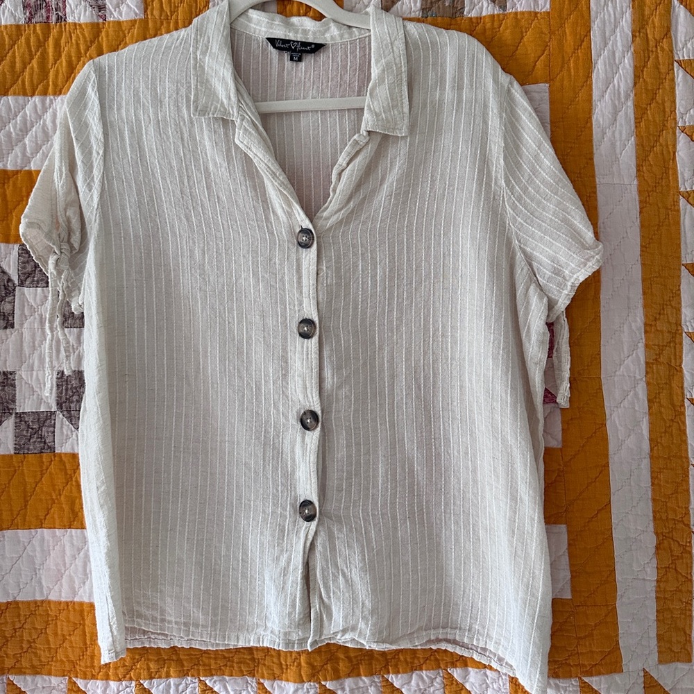 Linen button up